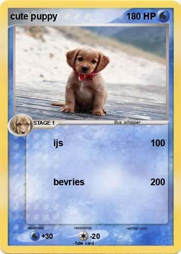 Pokemon cute puppy
