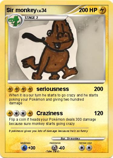 Pokemon Sir monkey