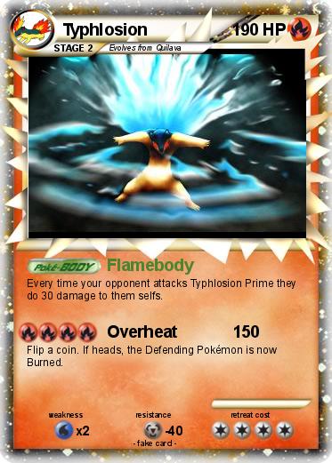 Pokemon Typhlosion