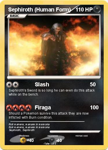 Pokemon Sephiroth (Human Form)
