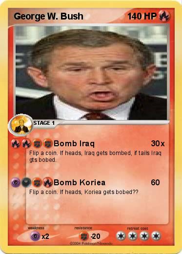 Pokemon George W. Bush