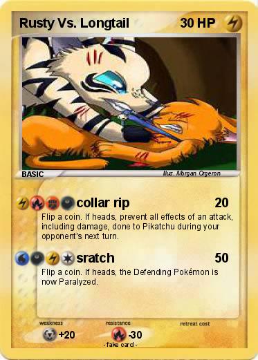 Pokemon Rusty Vs. Longtail