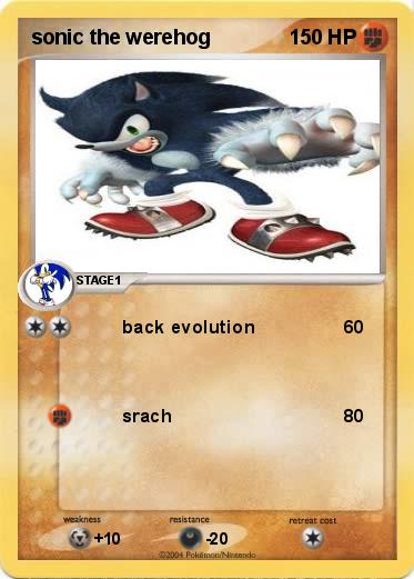 Pokemon sonic the werehog