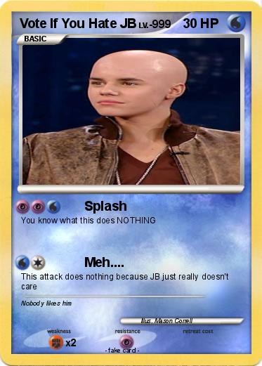 Pokemon Vote If You Hate JB