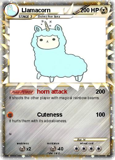 Pokemon Llamacorn