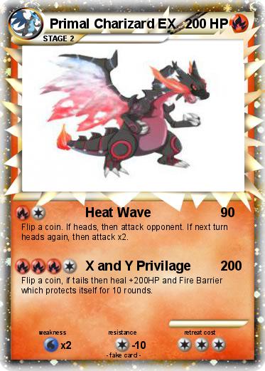 Pokemon Primal Charizard EX