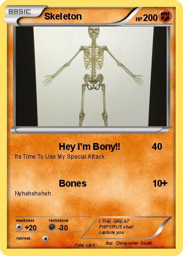 Pokemon Skeleton