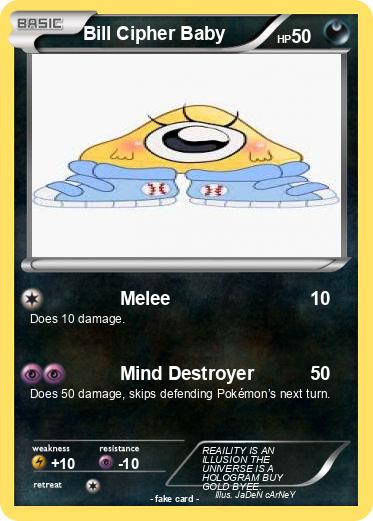 Pokemon Bill Cipher Baby
