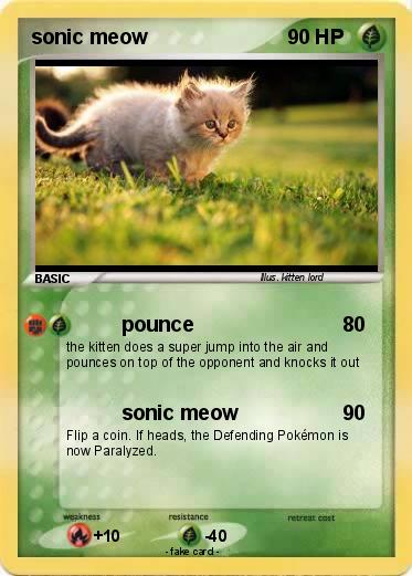 Pokemon sonic meow