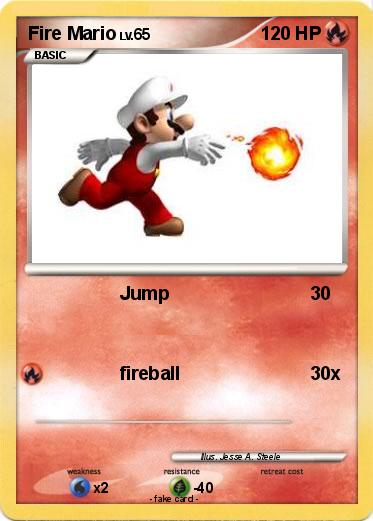 Pokemon Fire Mario
