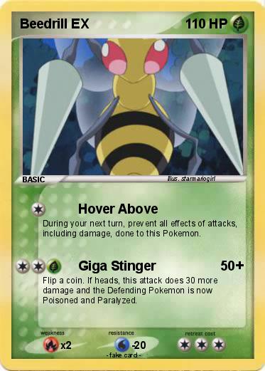 Pokemon Beedrill EX