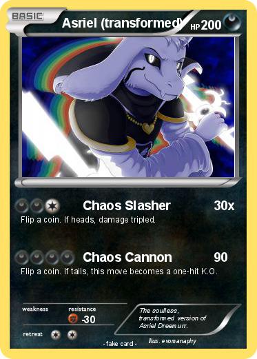 Pokemon Asriel (transformed)