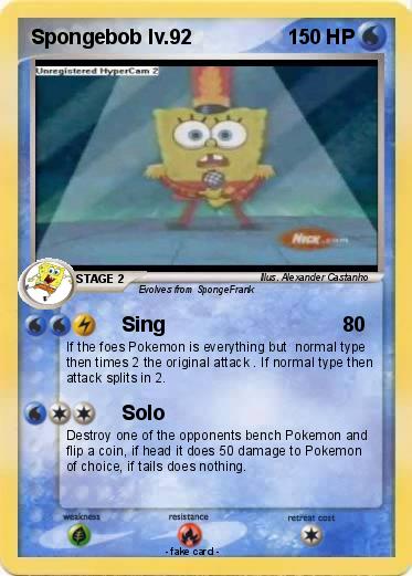 Pokemon Spongebob lv.92
