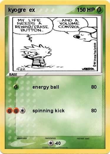 Pokemon kyogre  ex