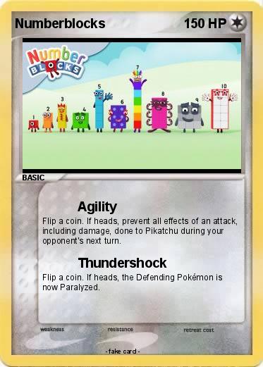 Pokemon Numberblocks