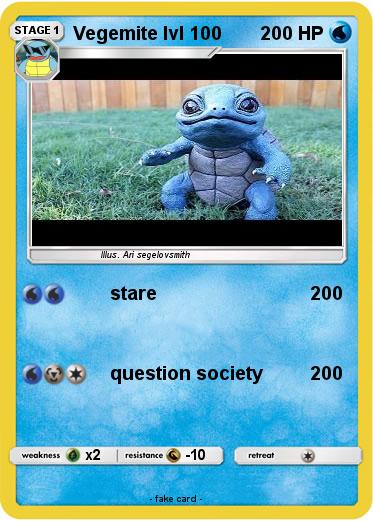 Pokemon Vegemite lvl 100