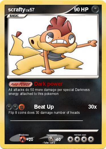 Pokemon scrafty