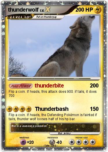 Pokemon thunderwolf