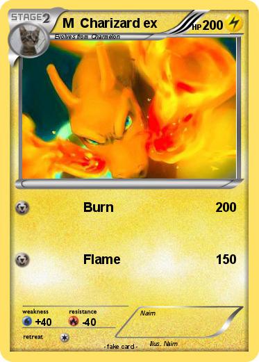 Pokemon M  Charizard ex