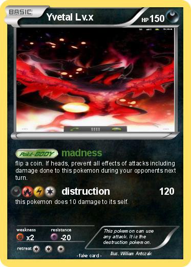 Pokemon Yvetal Lv.x