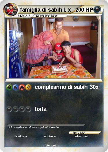 Pokemon famiglia di sabih l. x