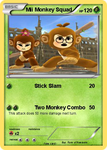 Pokemon Mii Monkey Squad