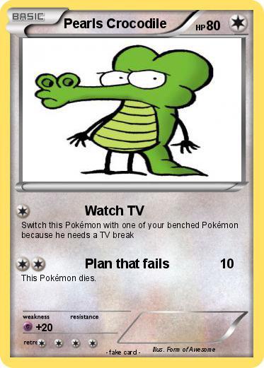 Pokemon Pearls Crocodile