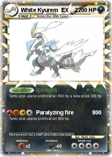 Pokemon White Kyurem  EX    2
