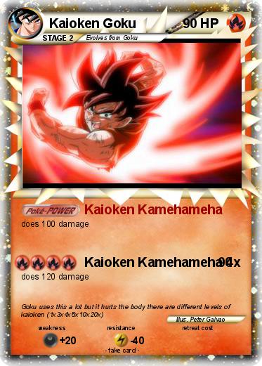 Pokemon Kaioken Goku