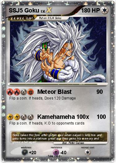 Pokemon SSJ5 Goku