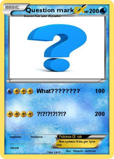 Pokemon Question mark