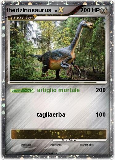 Pokemon therizinosaurus
