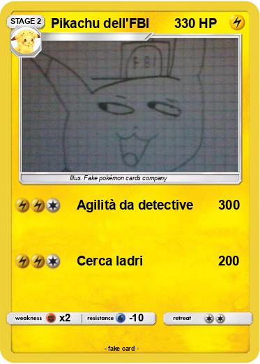 Pokemon Pikachu dell'FBI       3