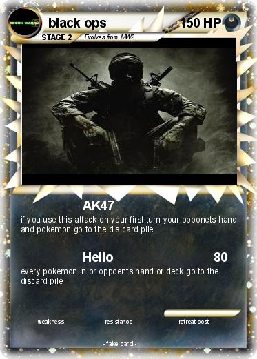 Pokemon black ops