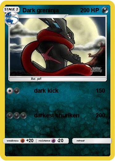 Pokemon Dark greninja