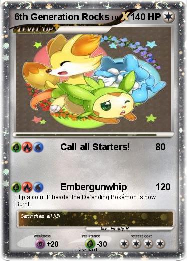 Pokemon 6th Generation Rocks