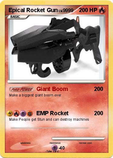 Pokemon Epical Rocket Gun