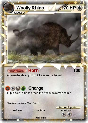 Pokemon Woolly Rhino