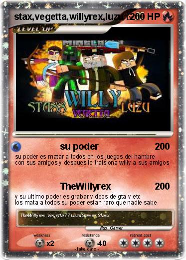 Pokemon stax,vegetta,willyrex,luzu