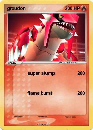 Pokemon groudon