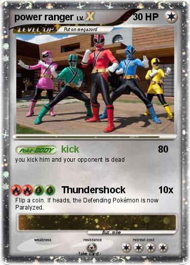 Pokemon power ranger