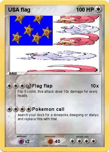 Pokemon USA flag