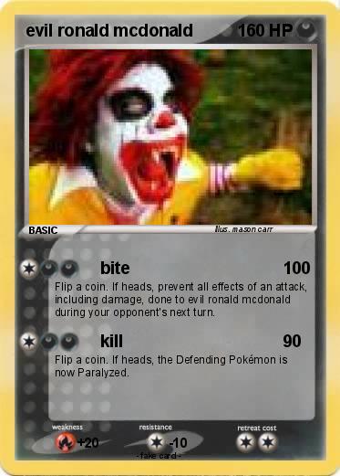 Pokemon evil ronald mcdonald