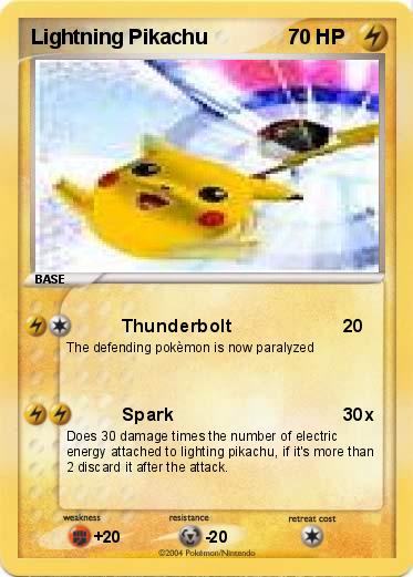 Pokemon Lightning Pikachu