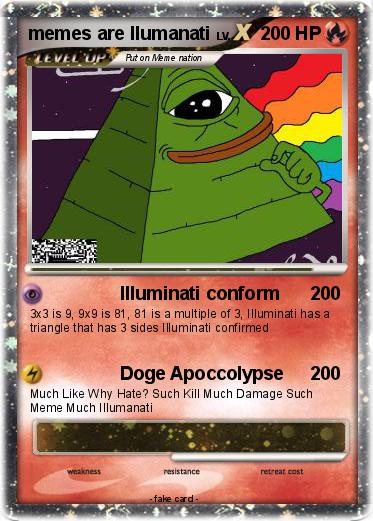 Pokemon memes are Ilumanati