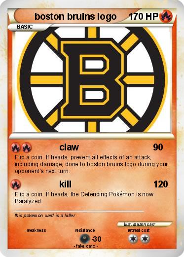Pokemon boston bruins logo