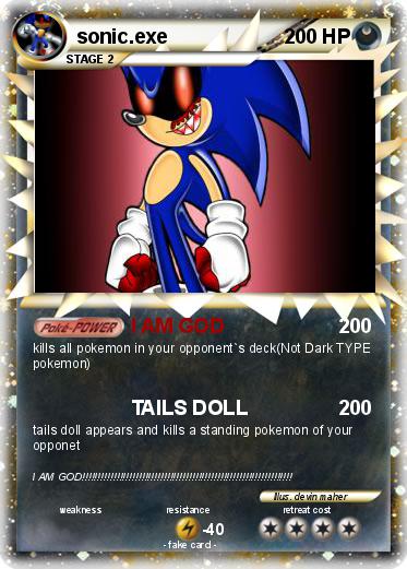 Pokemon Sonic exe Tails Doll