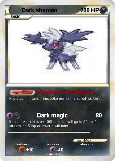 Pokemon Dark shaman