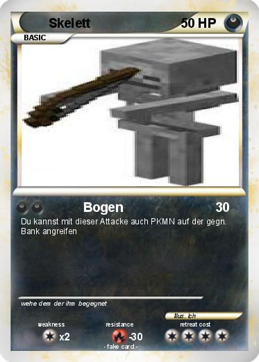 Pokemon Skelett