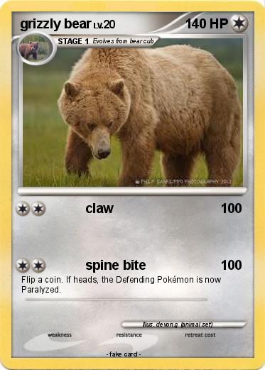 Pokemon grizzly bear